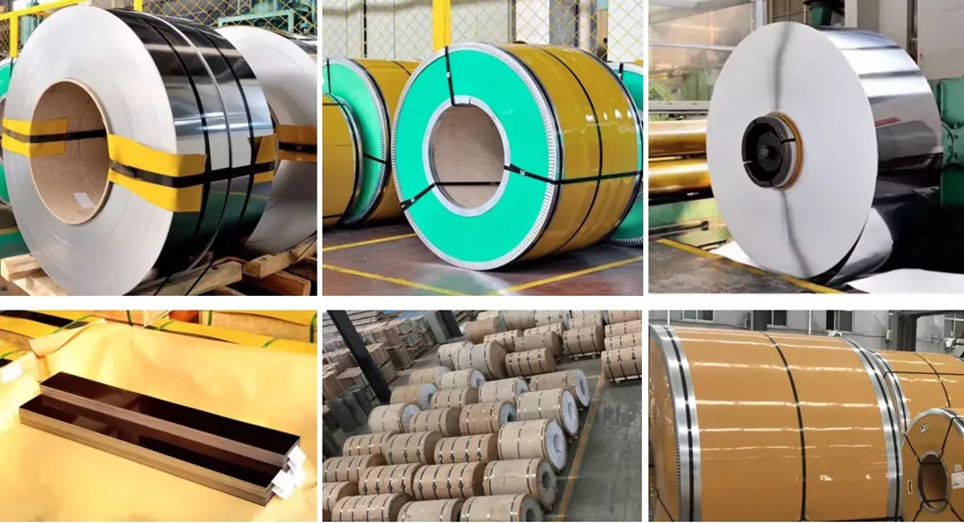 0.3*1000*1500mm 316 لفاف من الفولاذ المقاوم للصدأ لفاف واحد وزن 5-8 طن 5