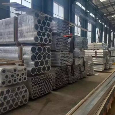 شراء 6000 سلسلة أنودة سبائك الألومنيوم أنبوب مخصص الجدار مستطيلة الأنابيب online manufacture
