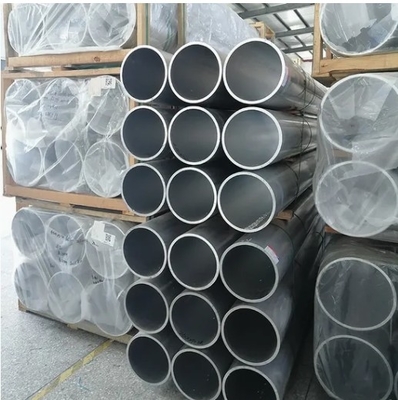 شراء 6061 5083 3003 2024 5052 7075 أنابيب الألومنيوم المستديرة / المربعة / الملفوفة بدون خياطة لجانب المبنى online manufacture