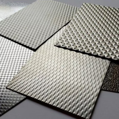 شراء 304 316L 430 لوحة منقوشة من الفولاذ المقاوم للصدأ مخصصة مضادة للانزلاق online manufacture