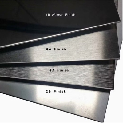 0.3mm - 3.0mm سمك صفيحة الفولاذ المقاوم للصدأ 430 201 321 310S 304L 316 316L 304
